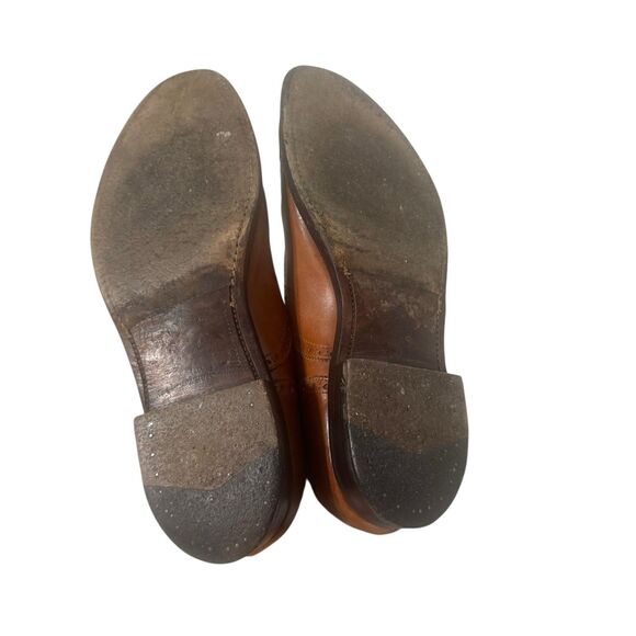 Vtg ALDEN 911 Medallion Tip Calfskin Leather Shoes Oxfords Size 11 D